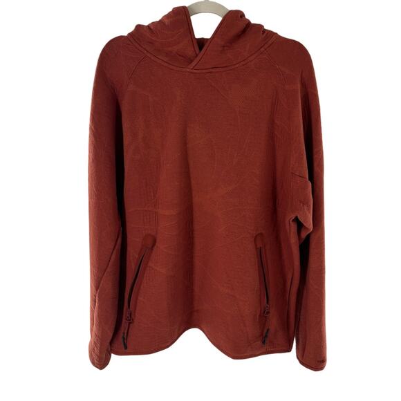 Nike Tech Pack Orange Therma Fit ADV Engineered Pullover Hoodie Sweatshirt - Picture 4 of 12